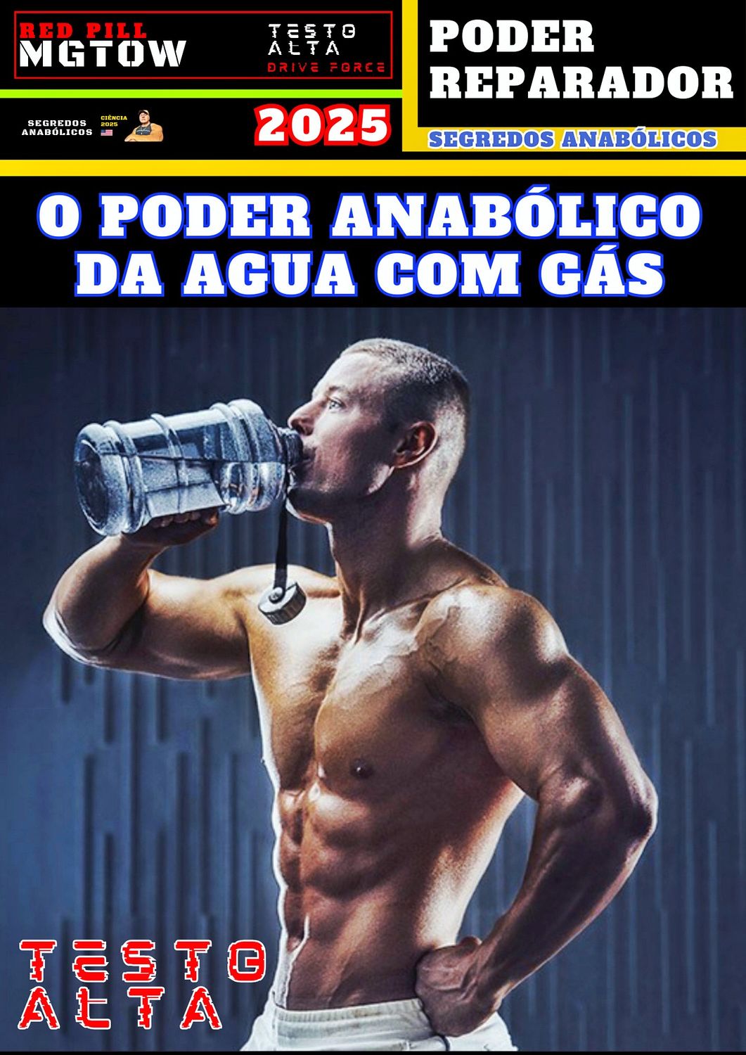 O Poder Anabólico da Água com Gás