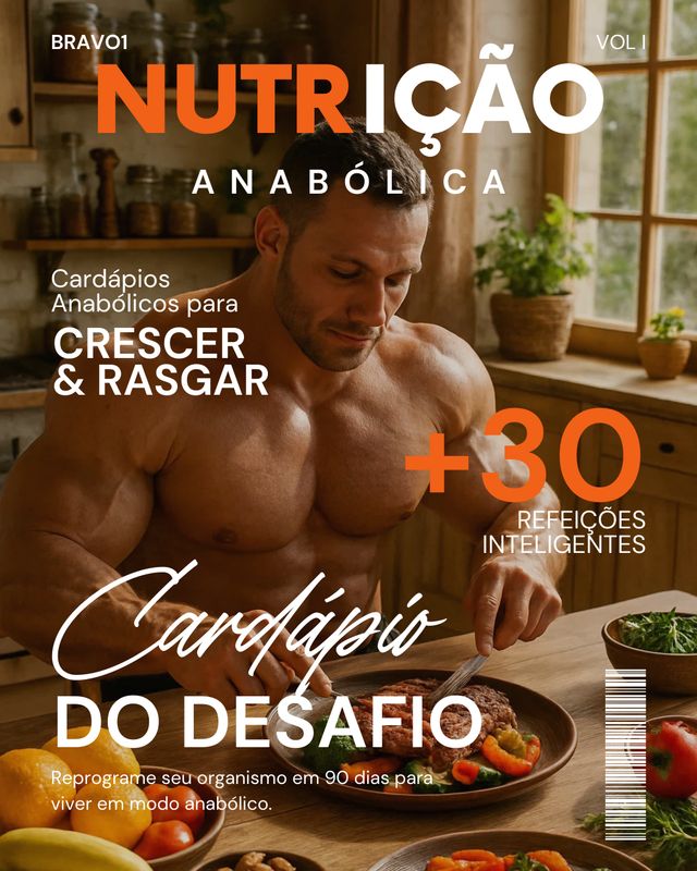 Nutrição Anabólica: Cardápio do Desafio 