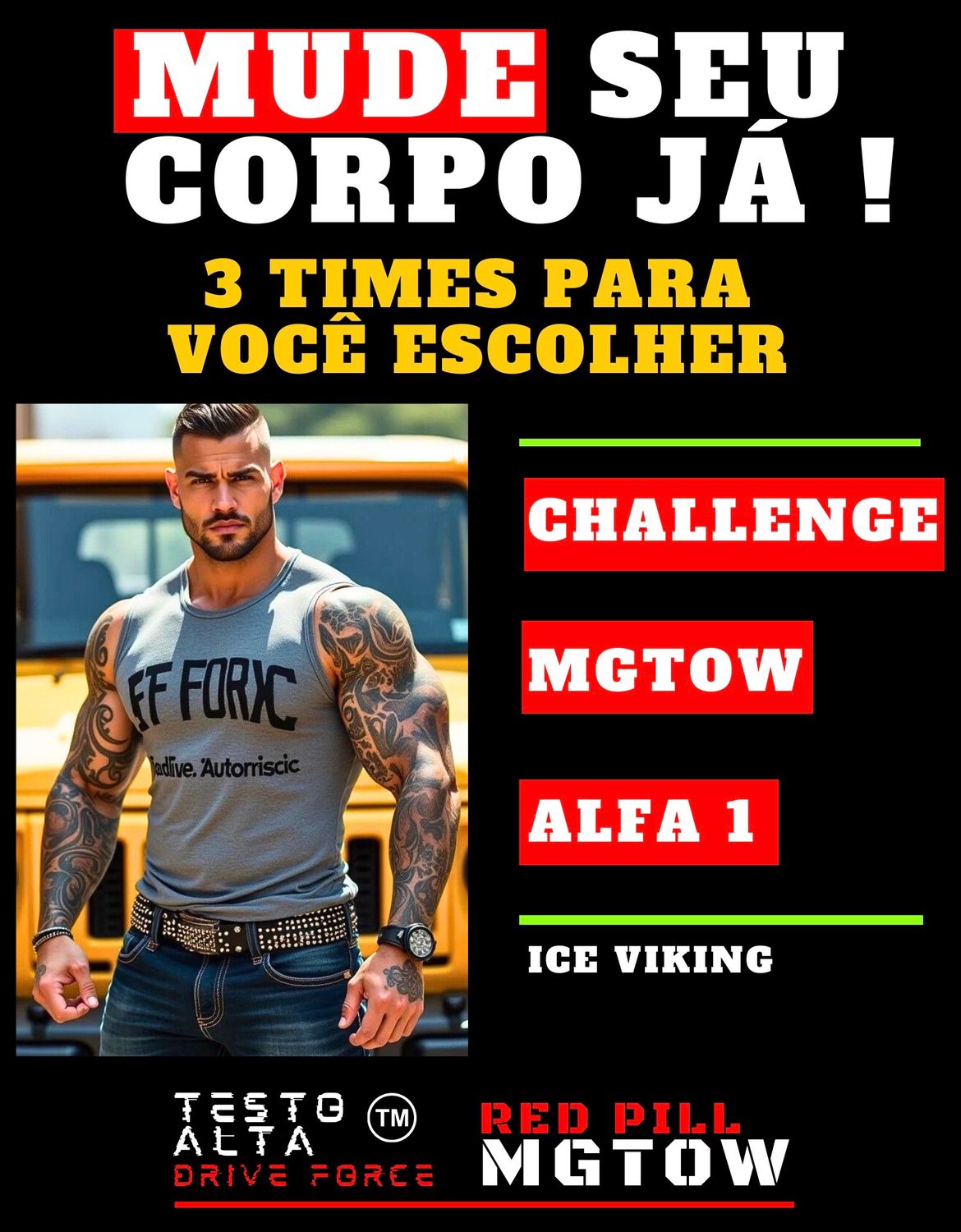 Challenge MGTOW: Performance Total - Personalizado 