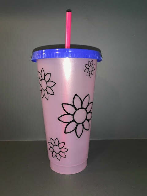 Flower wrapped Tumbler