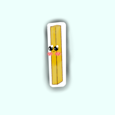 French Fry Sticker