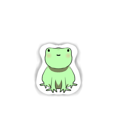 Cute Frog Sticker