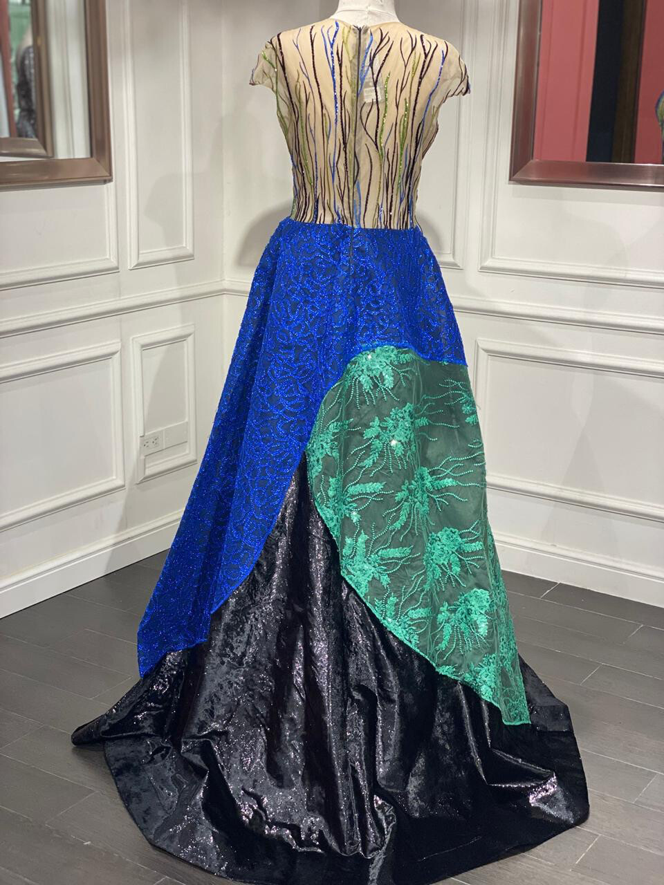 REBAJADO - Mona - Vestido largo - Multicolor - Talla 44