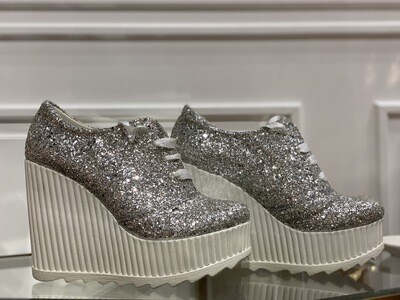 Zapatilla alta -  Silver