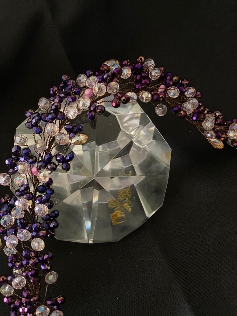( SALE - NOVIEMBRE ) / HEAD PIECE - MORADO