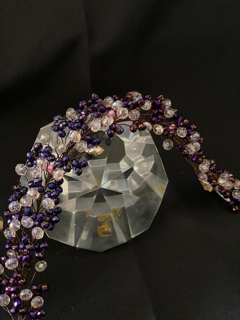 ( SALE - NOVIEMBRE ) / HEAD PIECE - MORADO