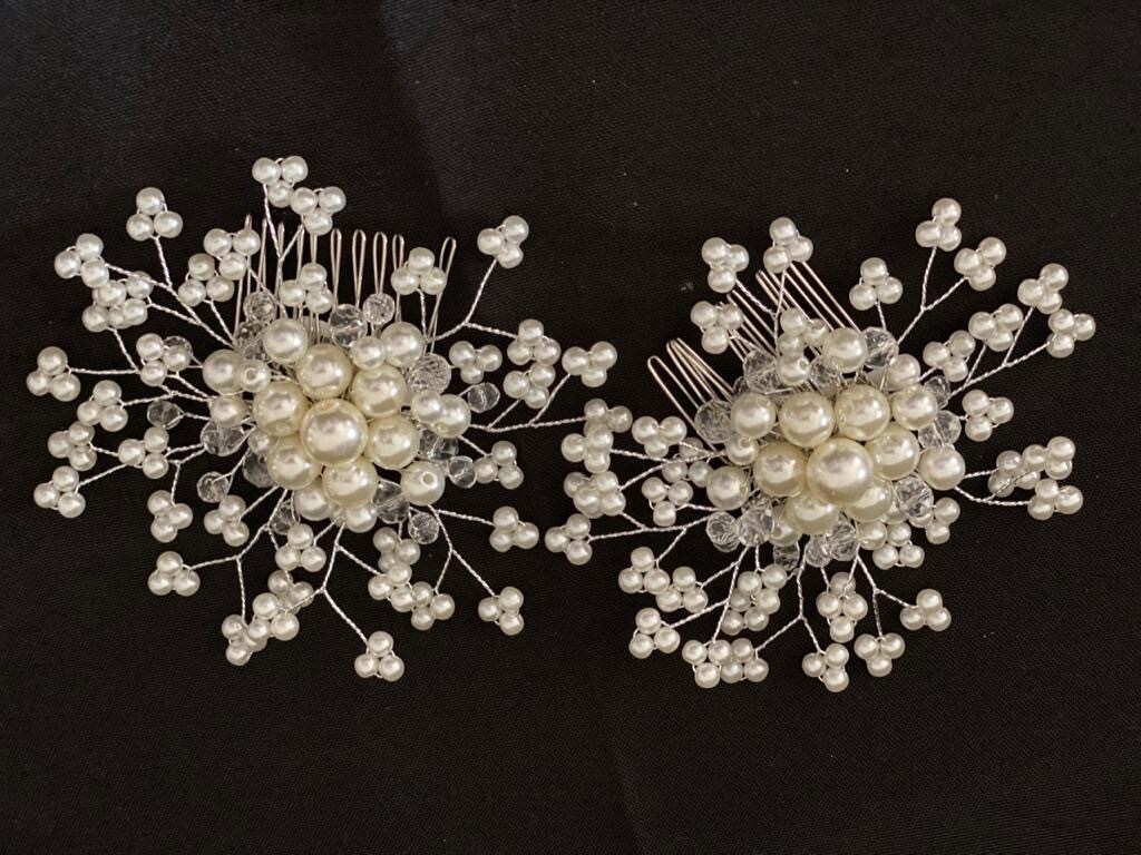 Peinetas de perlas