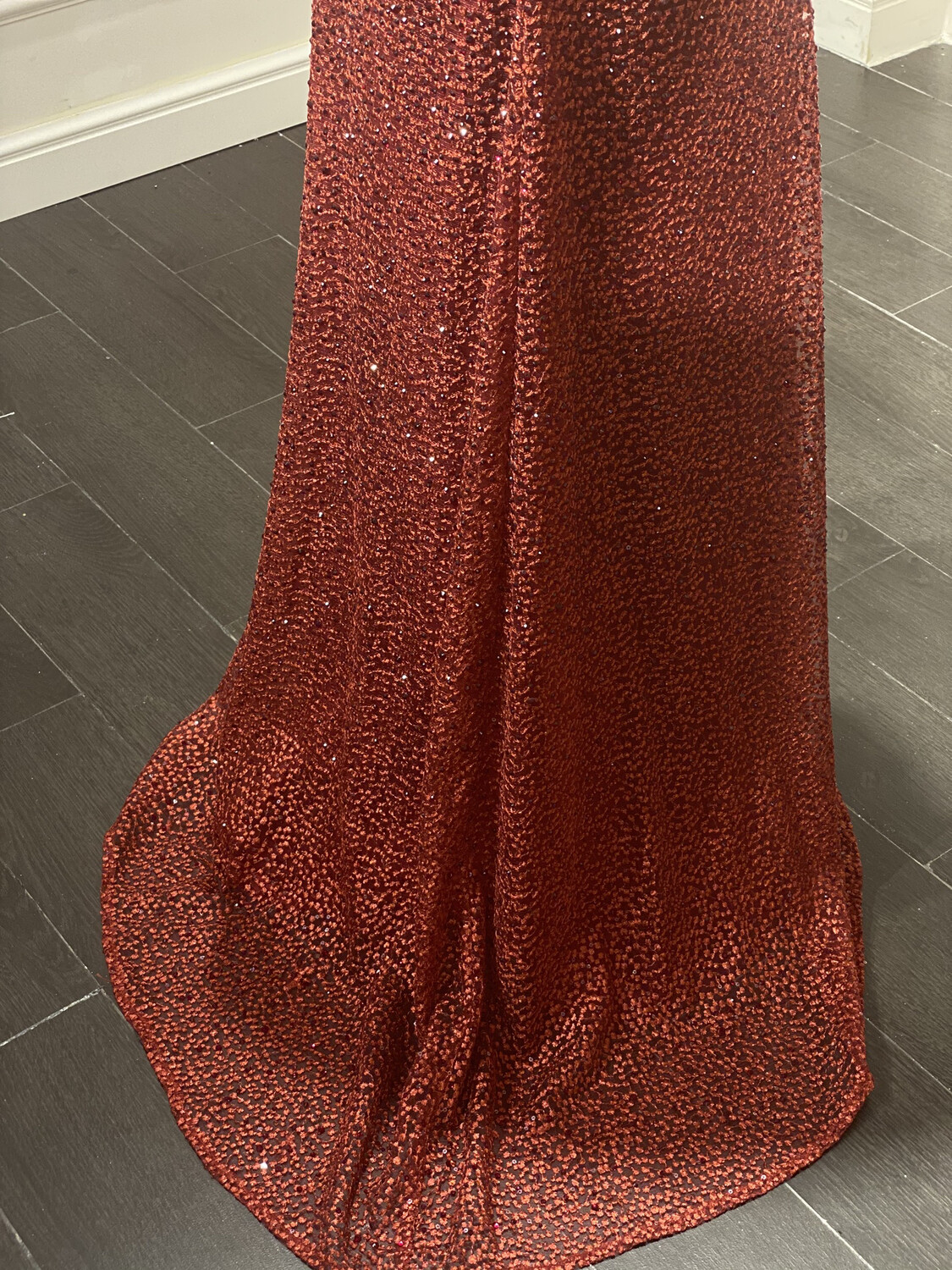 SALE1 -Vestido largo color Rojo - Talla XS