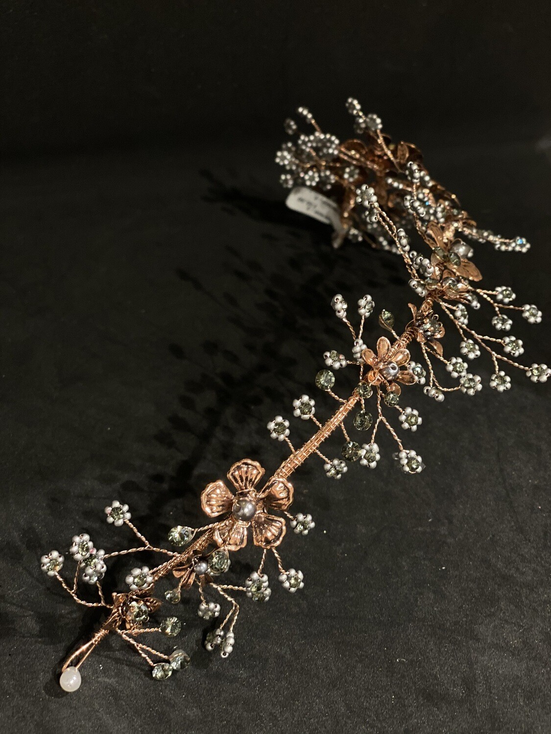 ( SALE - NOVIEMBRE ) / HEAD PIECE - COBRE / GRIS