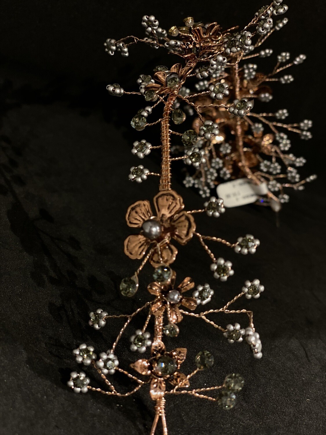 ( SALE - NOVIEMBRE ) / HEAD PIECE - COBRE / GRIS