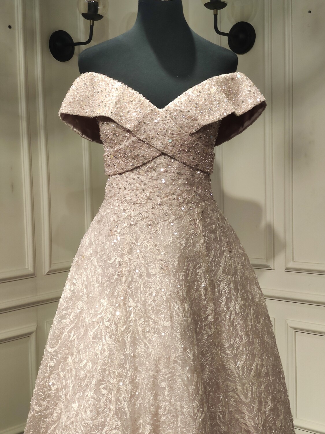vestido largo - rosado - sz 10