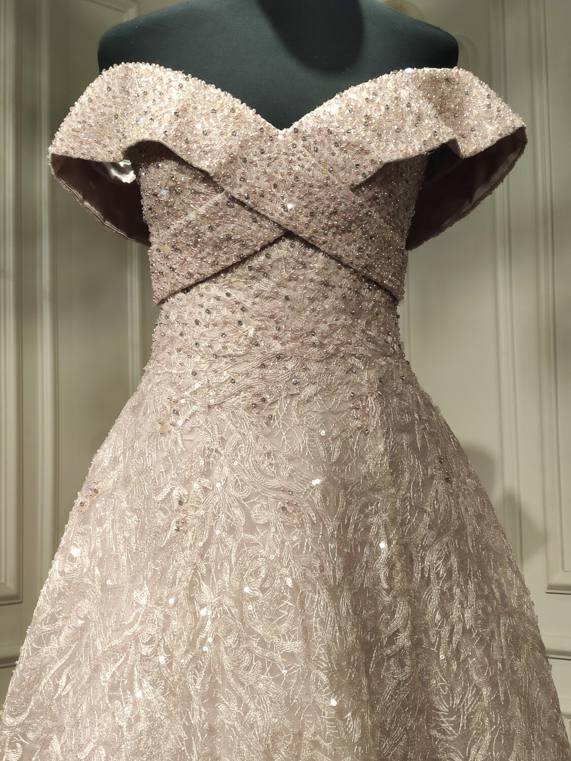 vestido largo - rosado - sz 10