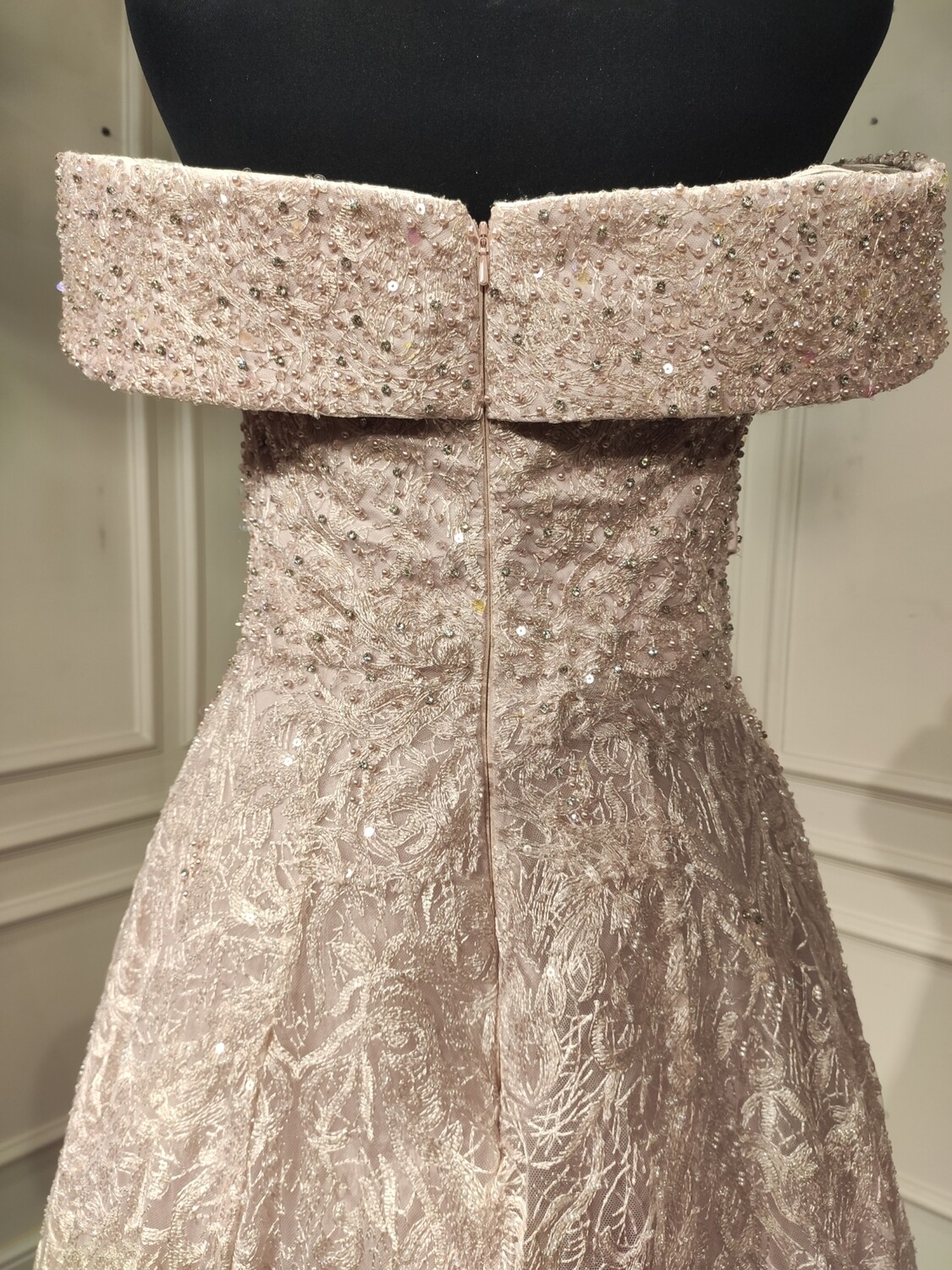 vestido largo - rosado - sz 10