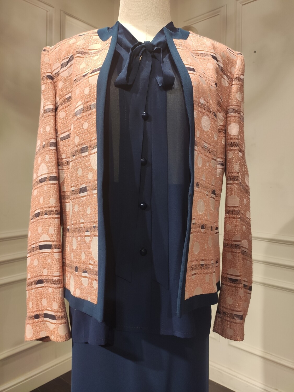 Conjunto,	Peach	,Talla	40