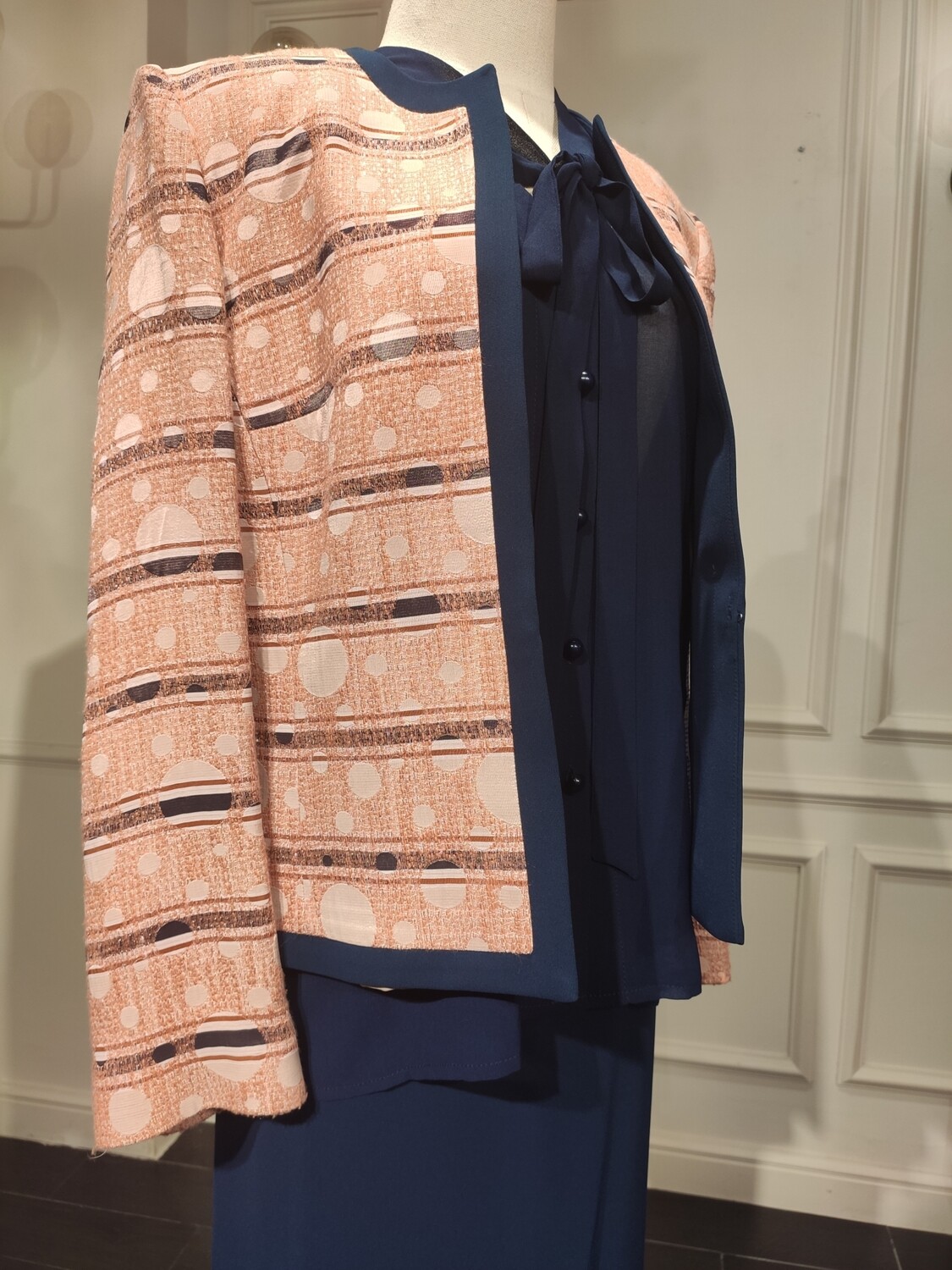 Conjunto,	Peach	,Talla	40
