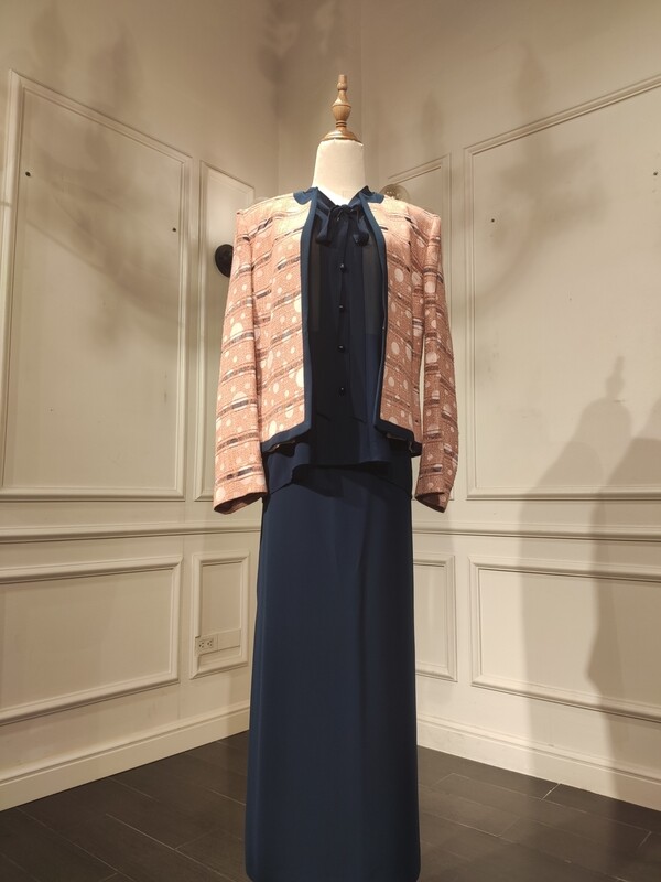 Conjunto,	Peach	,Talla	40