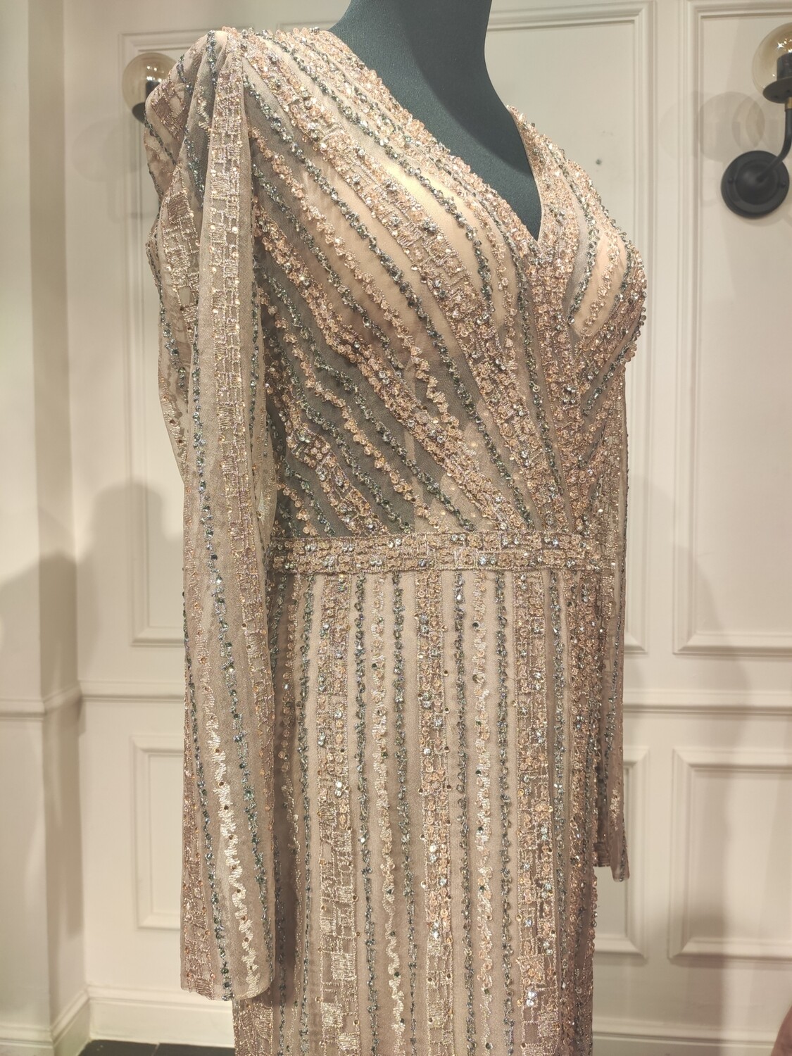 Vestido largo - Cobre - Talla 44/12