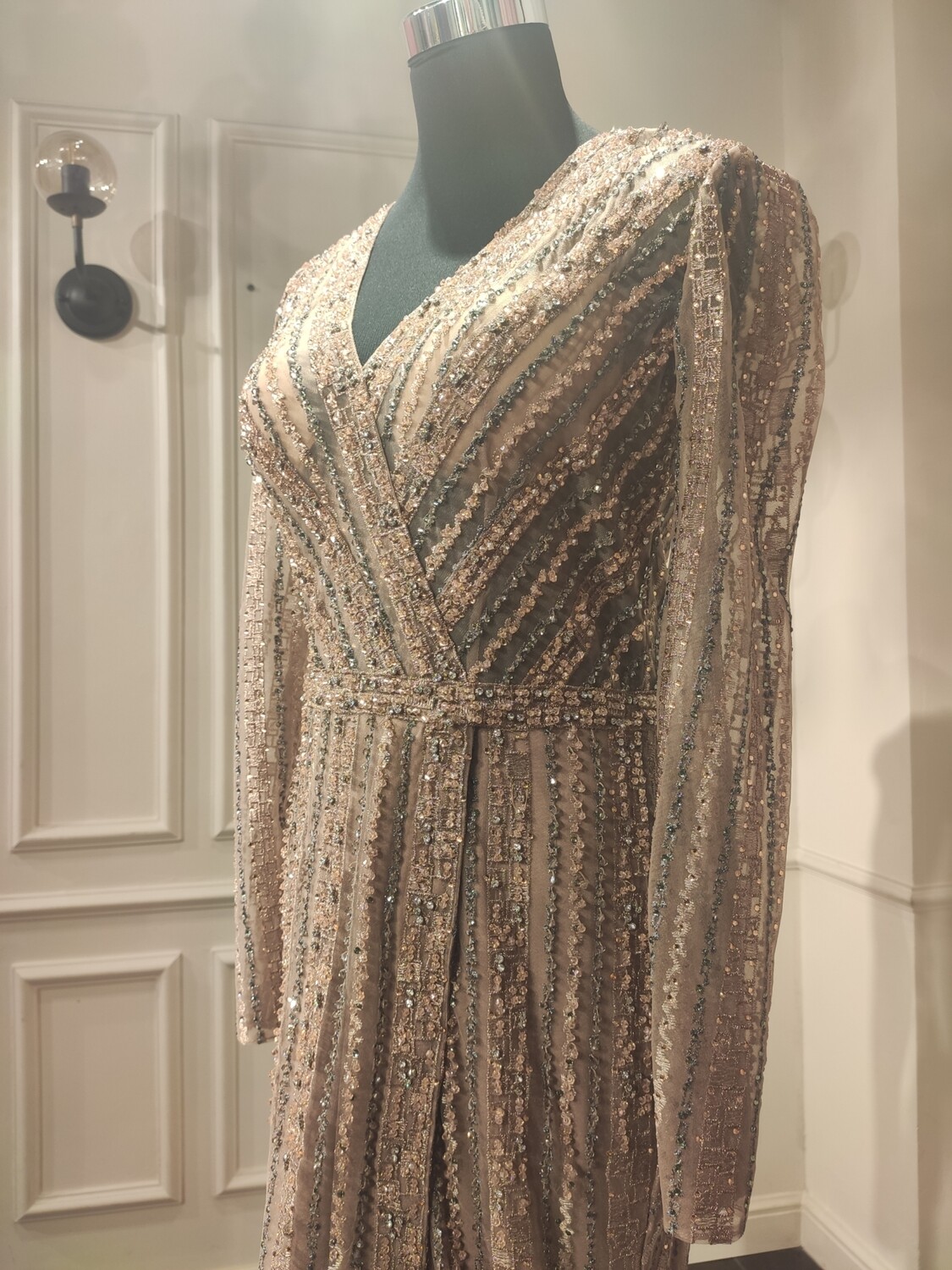 Vestido largo - Cobre - Talla 44/12