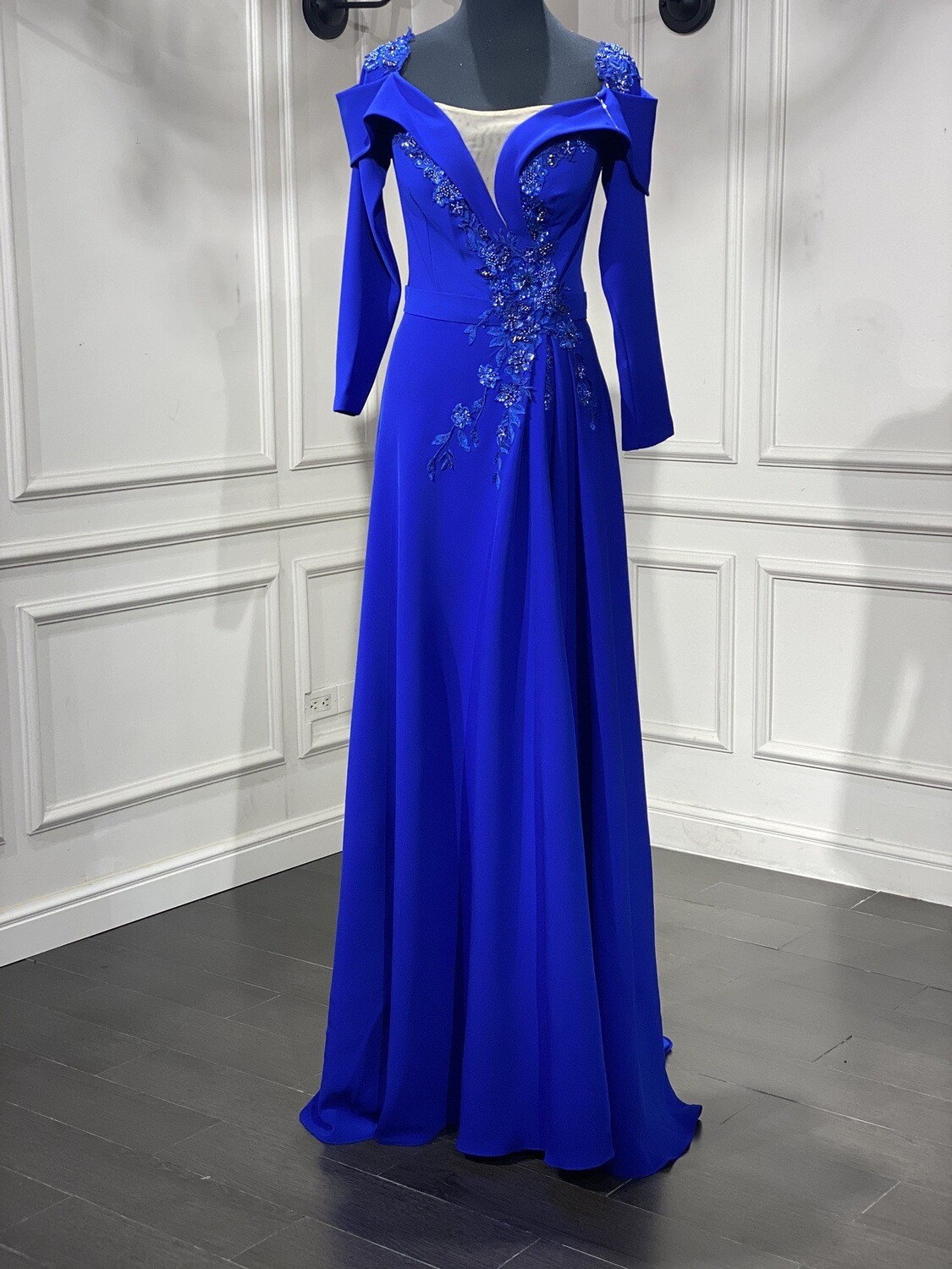 Vestido Largo - Azul Royal - Talla 40 Vestido Largo - Azul Royal - Talla 40