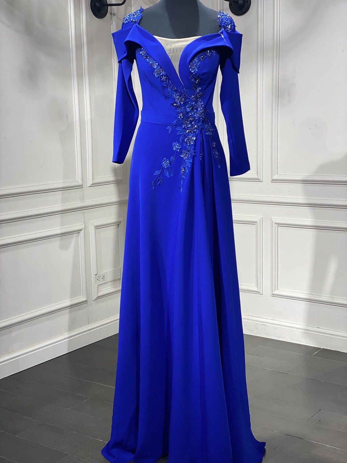 Vestido Largo - Azul Royal - Talla 40 Vestido Largo - Azul Royal - Talla 40