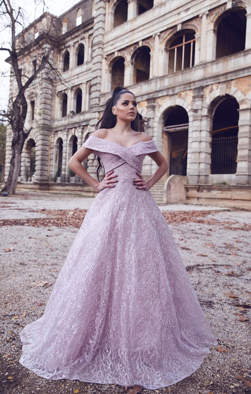 vestido largo - rosado - sz 10