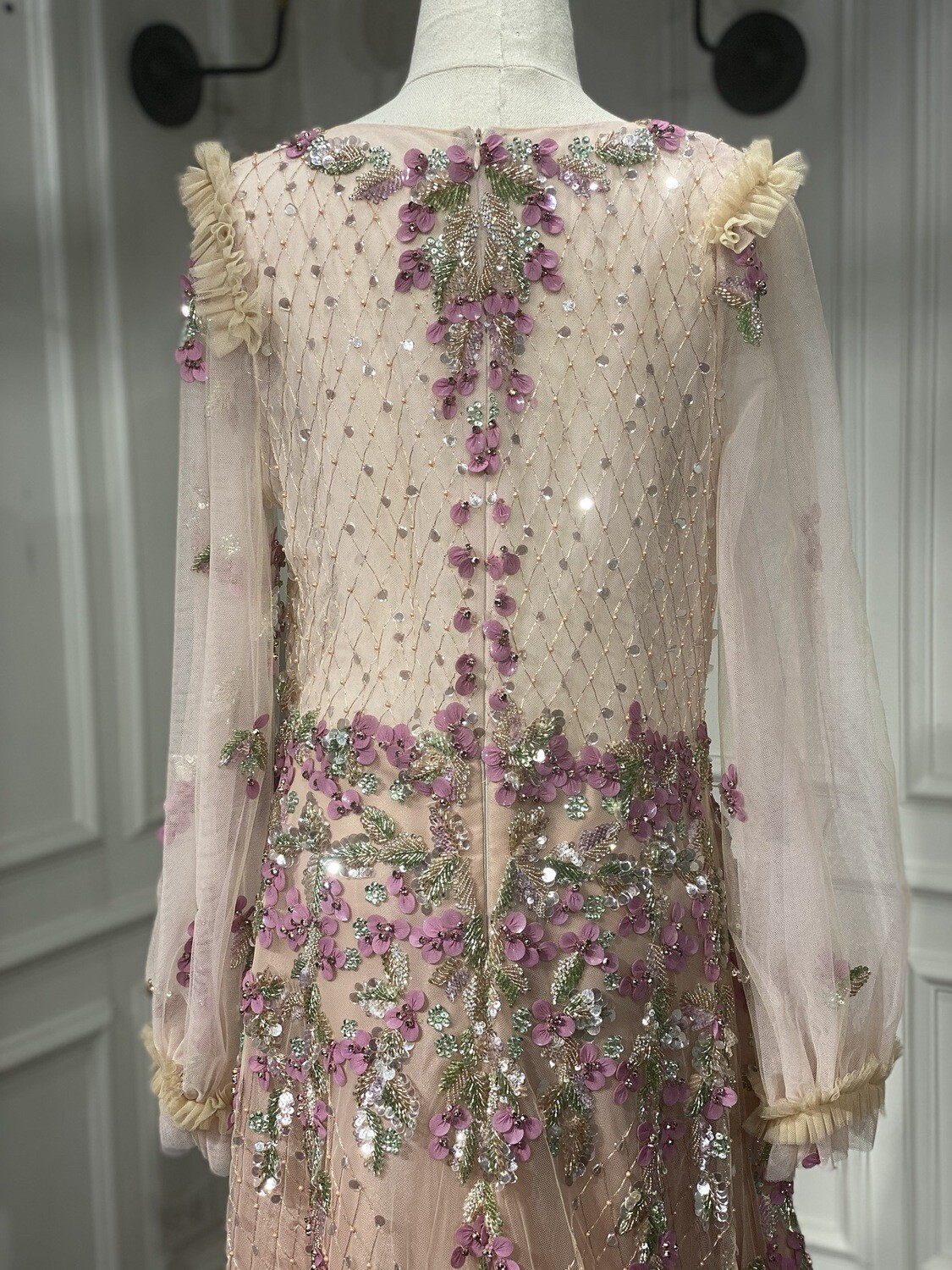 Vestido Largo - Rosado - Talla 44
