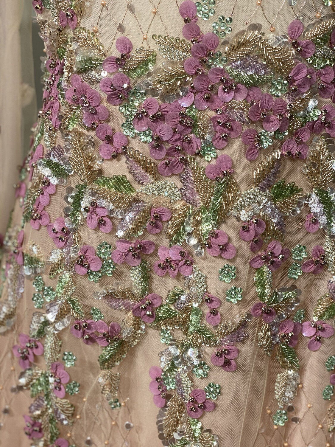 Vestido Largo - Rosado - Talla 44