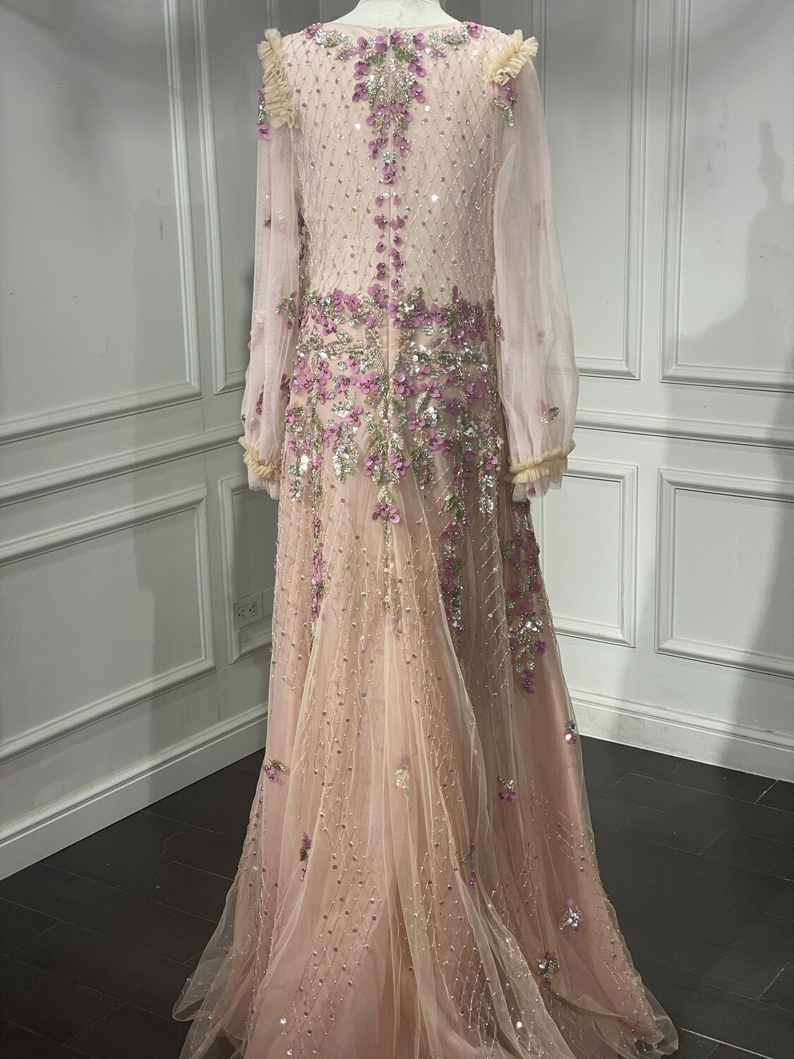 Vestido Largo - Rosado - Talla 44