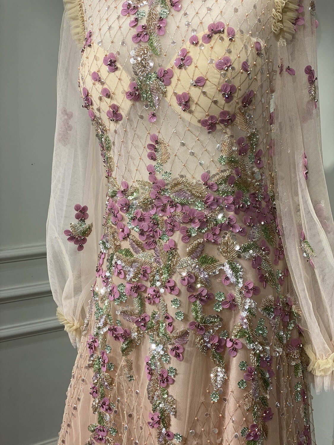 Vestido Largo - Rosado - Talla 44
