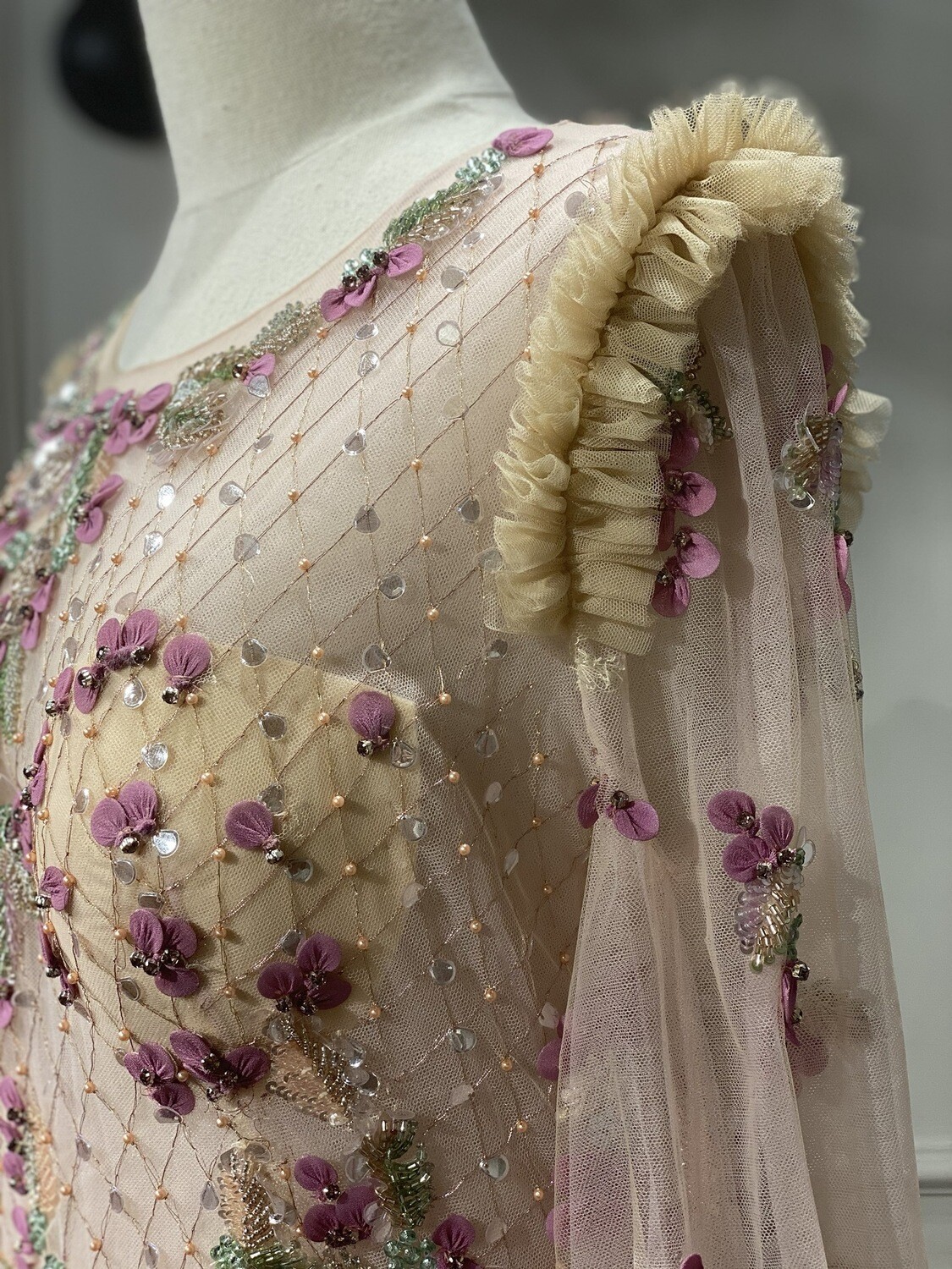 Vestido Largo - Rosado - Talla 44