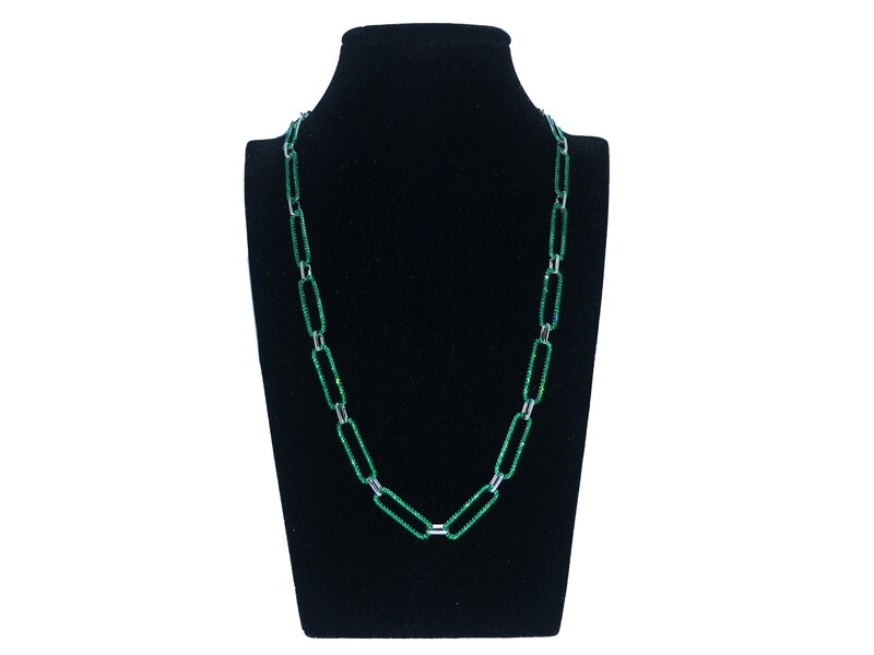 Collar  de cadena - Verde