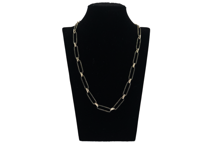 Collar de cadena - Negro