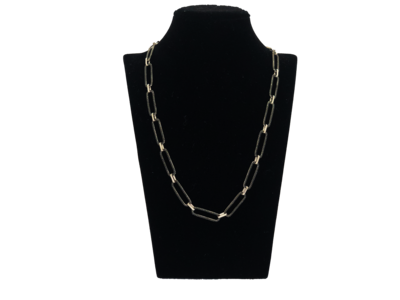 Collar de cadena - Negro