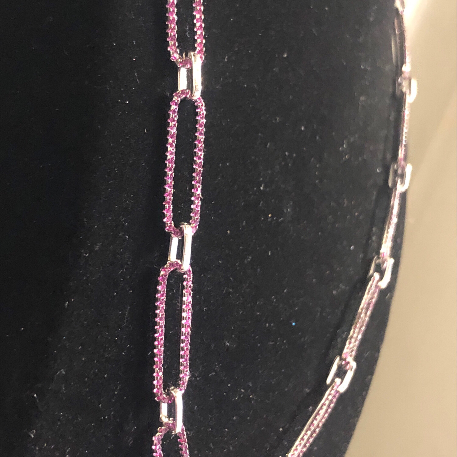 Collar de cadena - Rosada