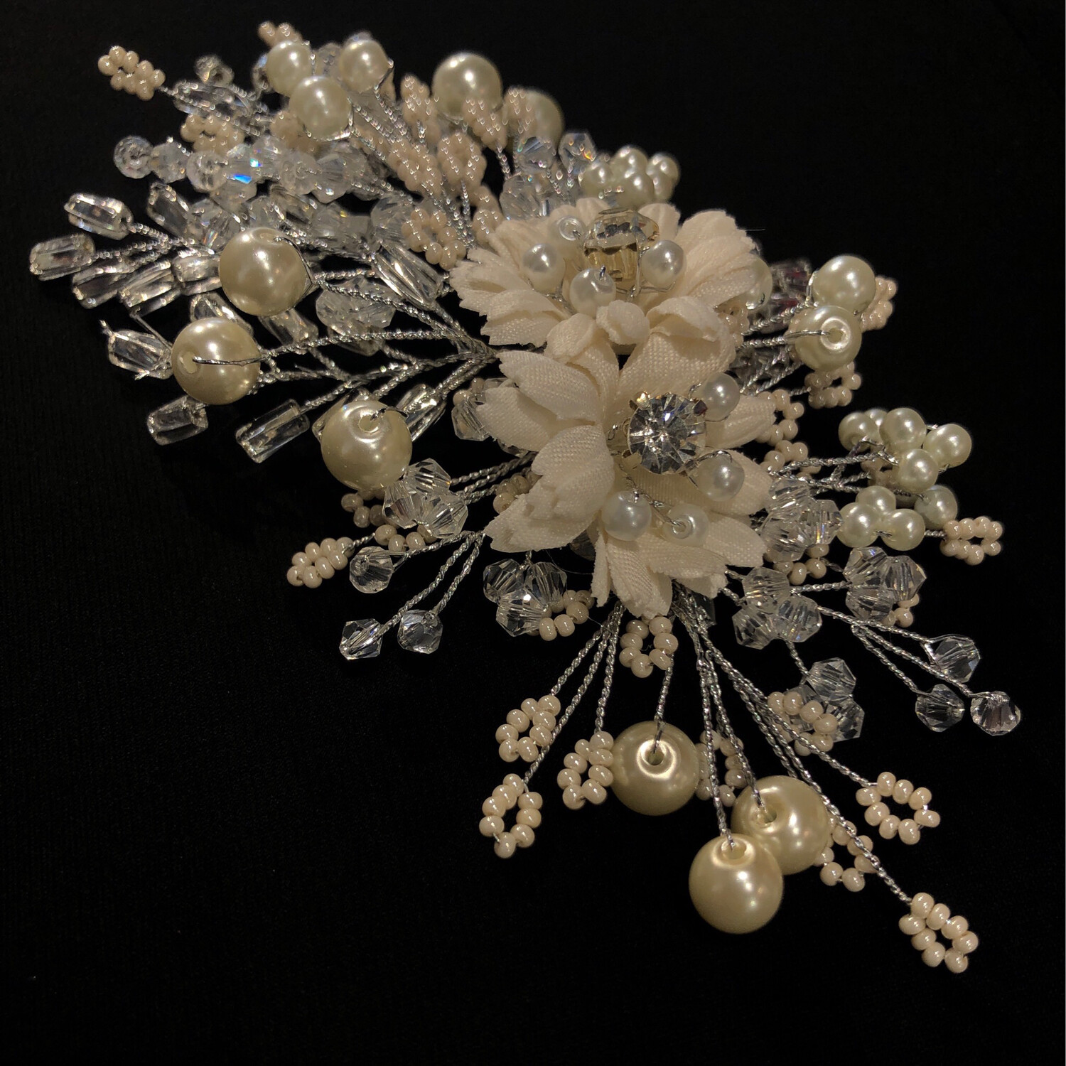 ( SALE - NOVIEMBRE )- PEINETAS - SILVER, PEACH,WHITE