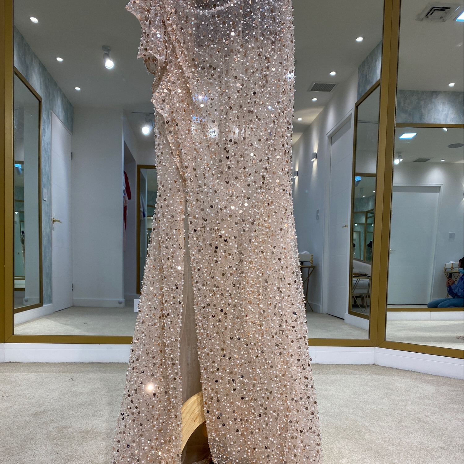 Vestido Largo - Creamy - Talla 14