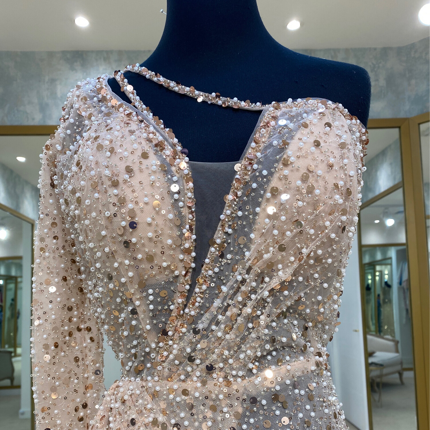 Vestido Largo - Creamy - Talla 14