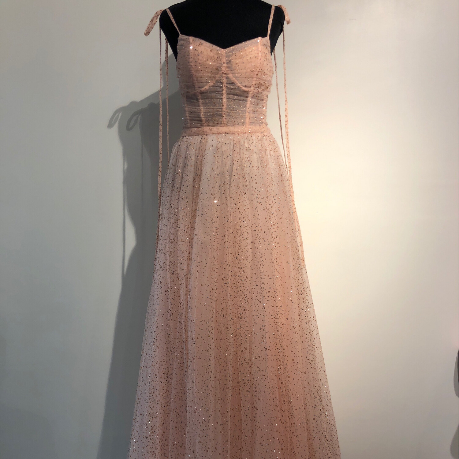 vestido peach - talla 42