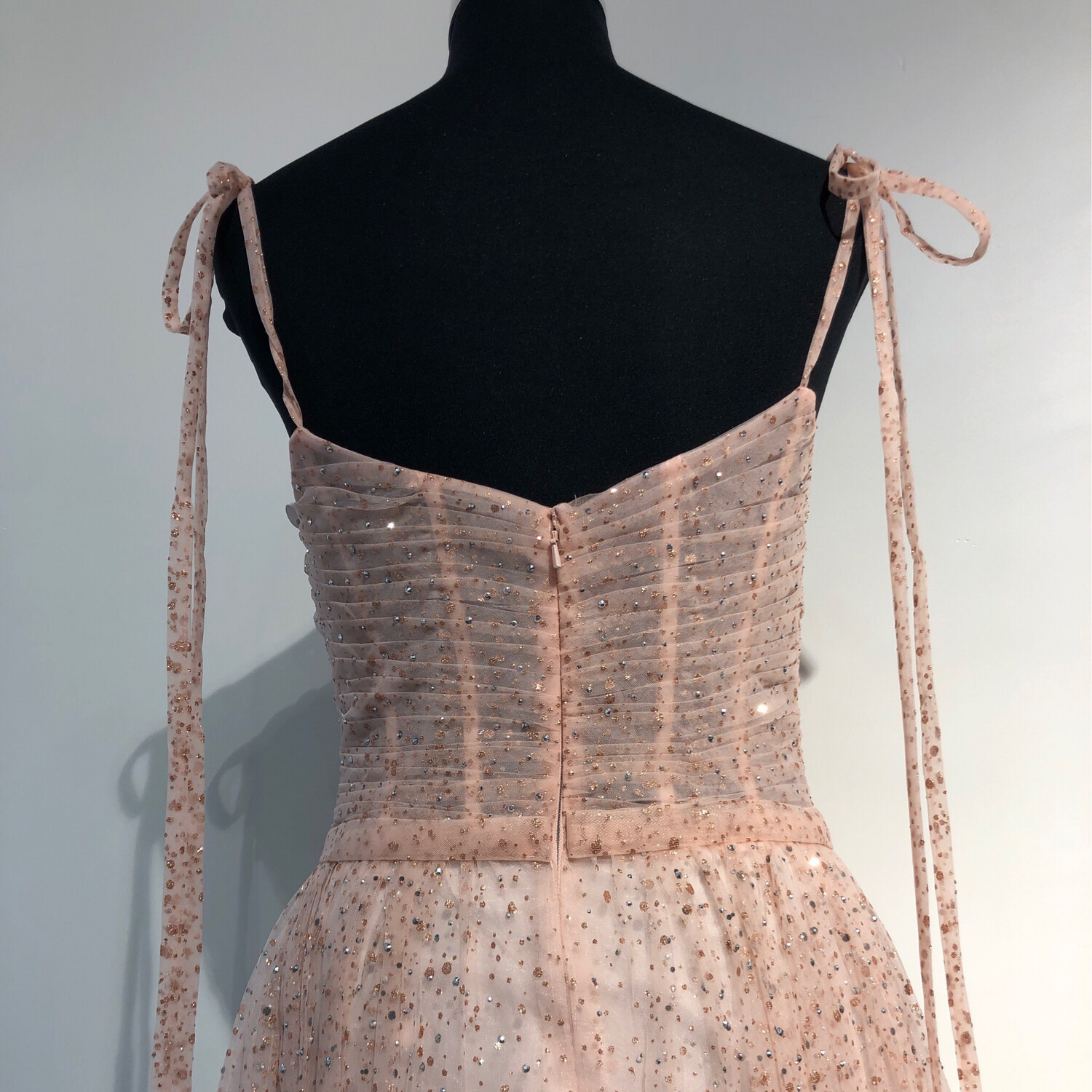 vestido peach - talla 42