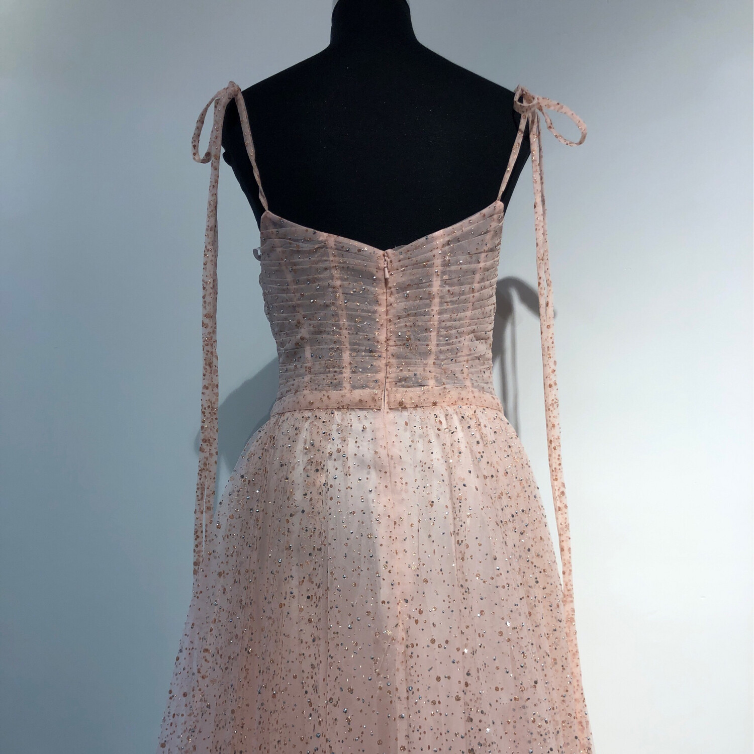 vestido peach - talla 42