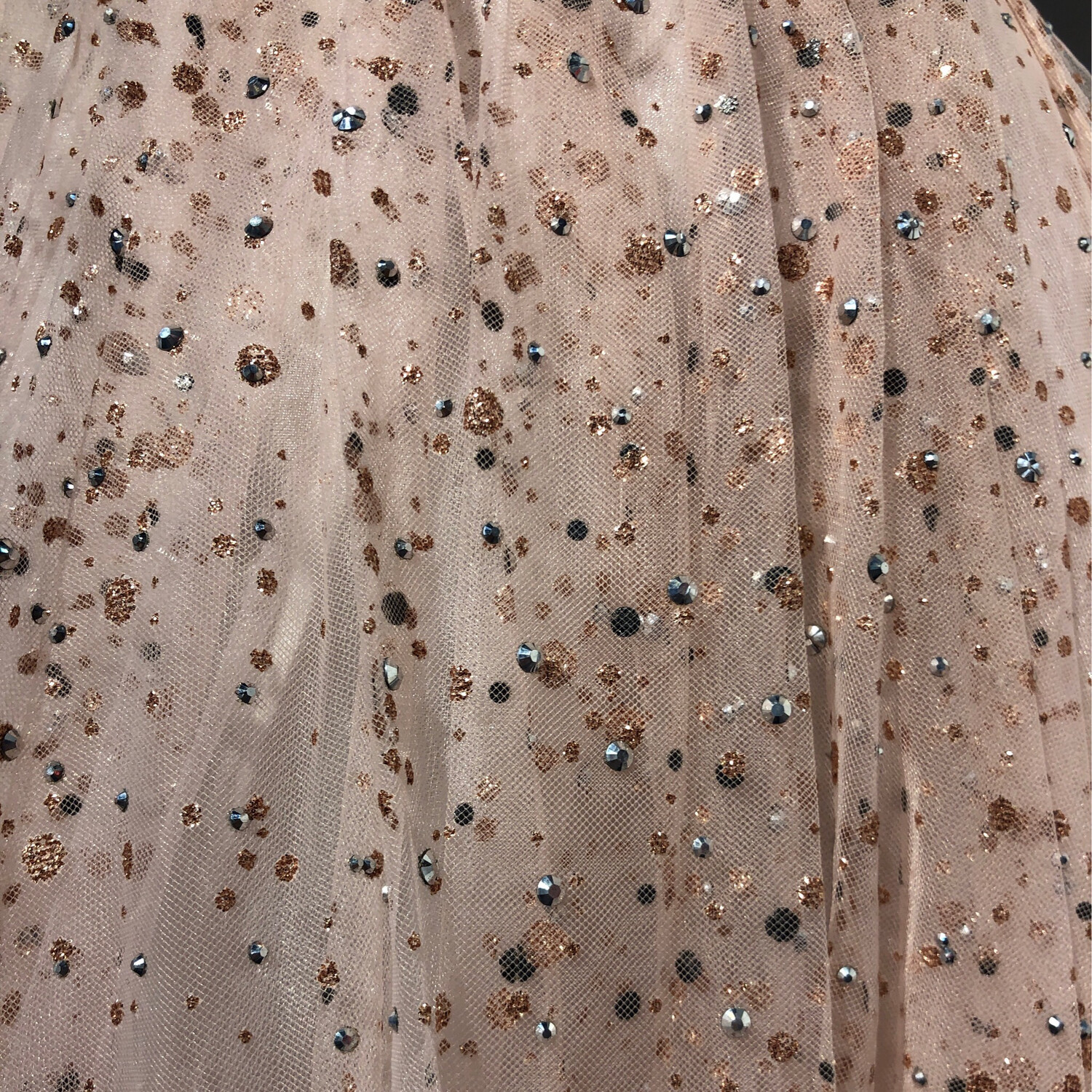 vestido peach - talla 42