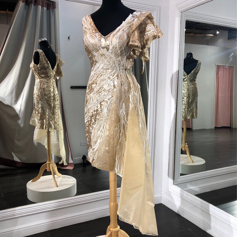 Talla 42 - Gold / White