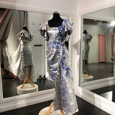 Talla 42 - Silver / Royal Blue