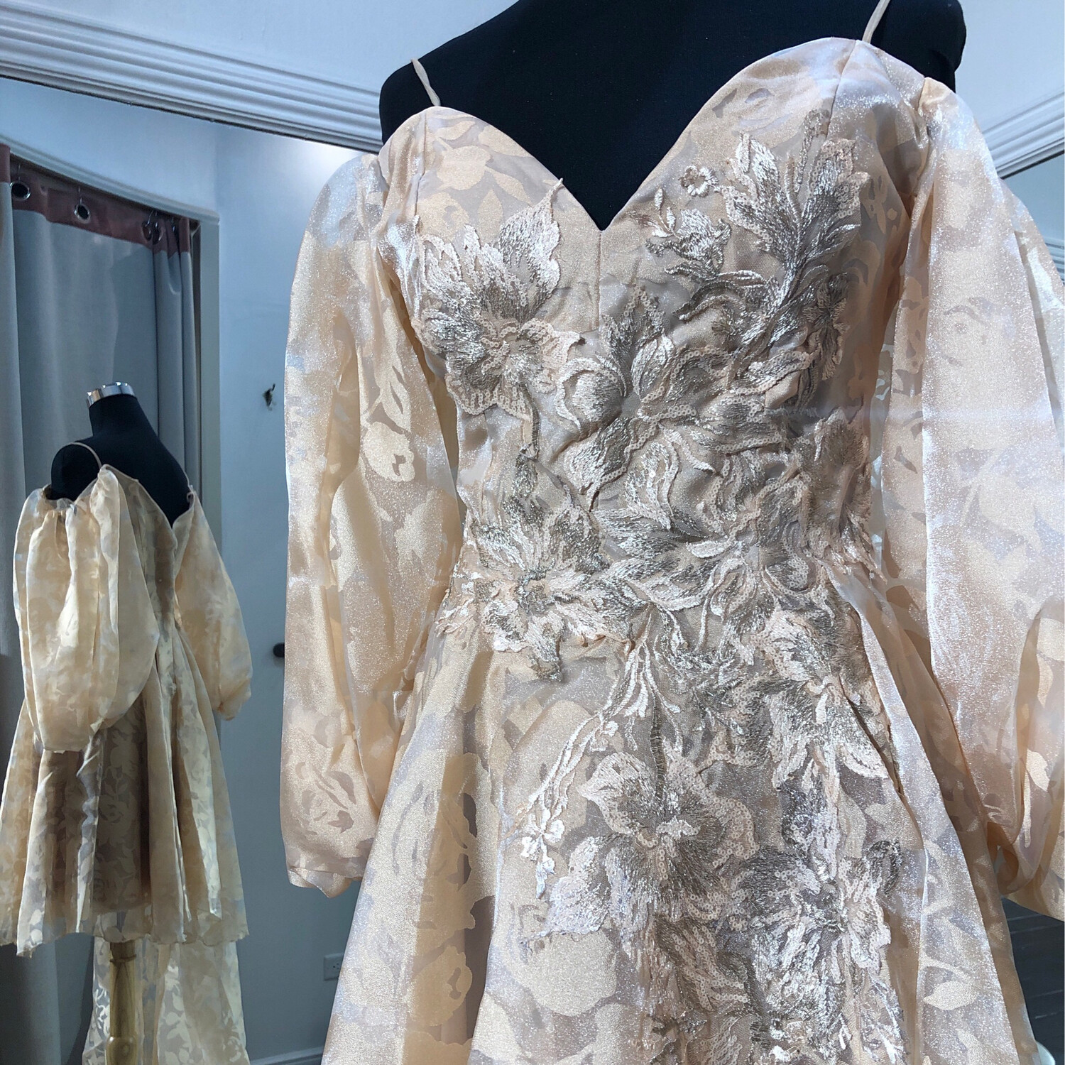 VESTIDO CORTO PEACH TALLA 40