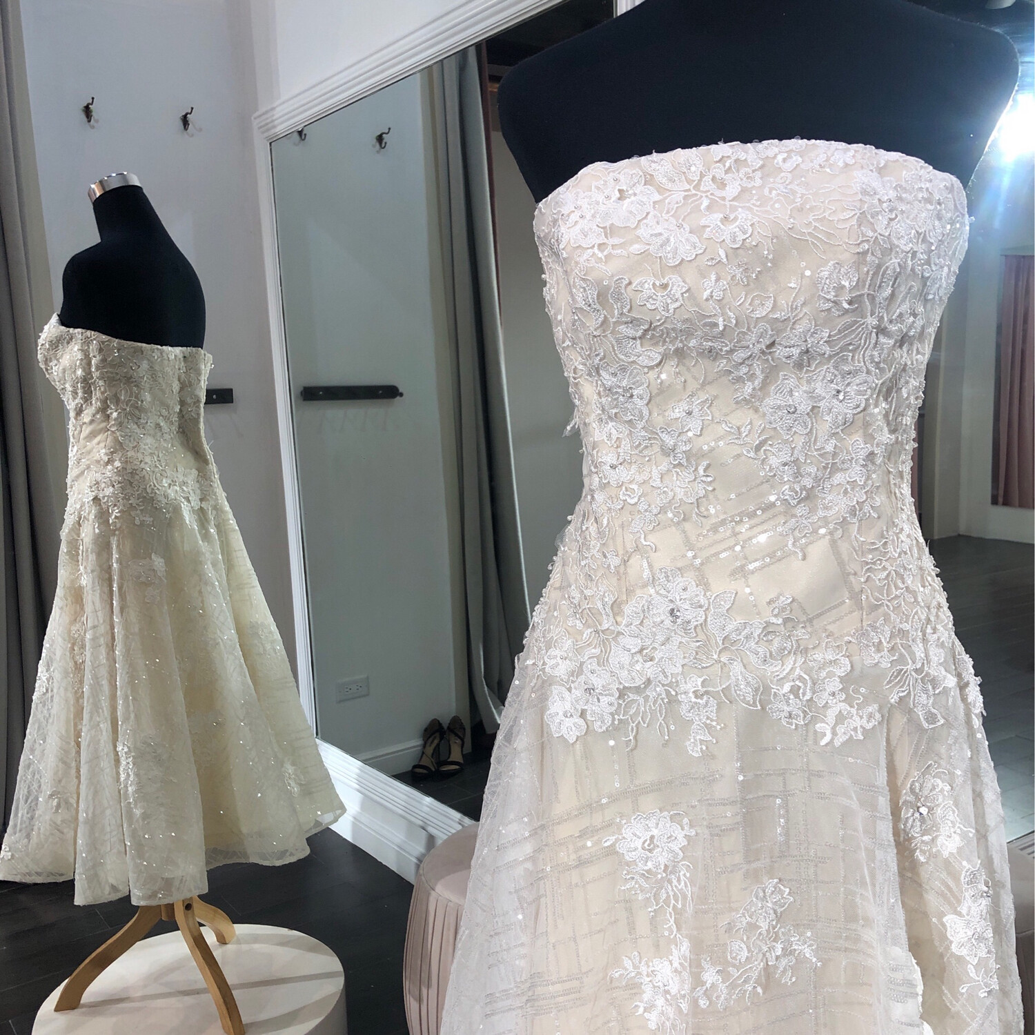 Vestido Midi - Blanco 