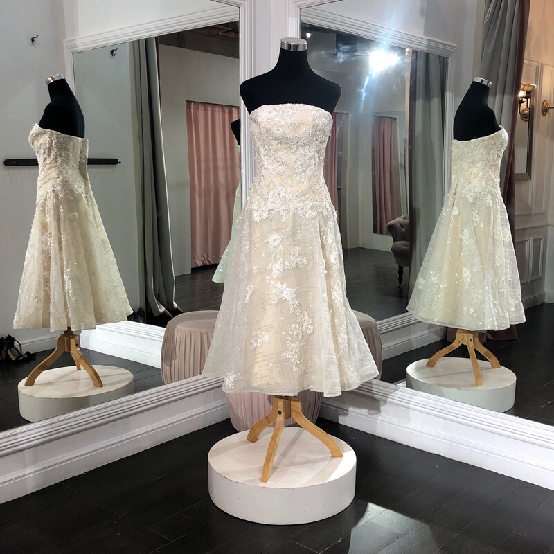 Vestido Midi - Blanco 