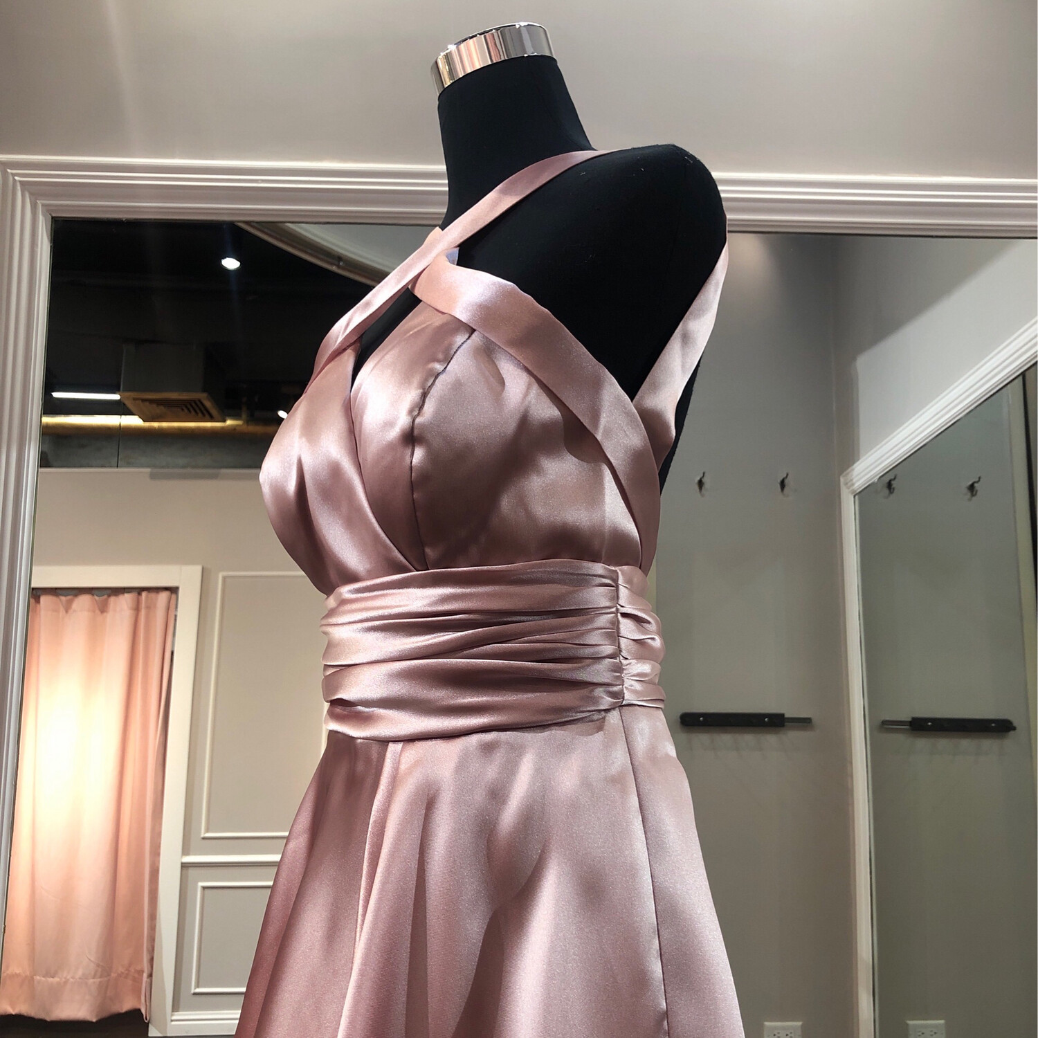 Vestido Largo - Rosado - Talla 42
