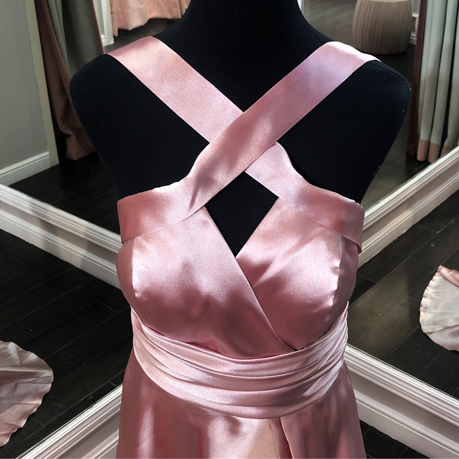 Vestido Largo - Rosado - Talla 42