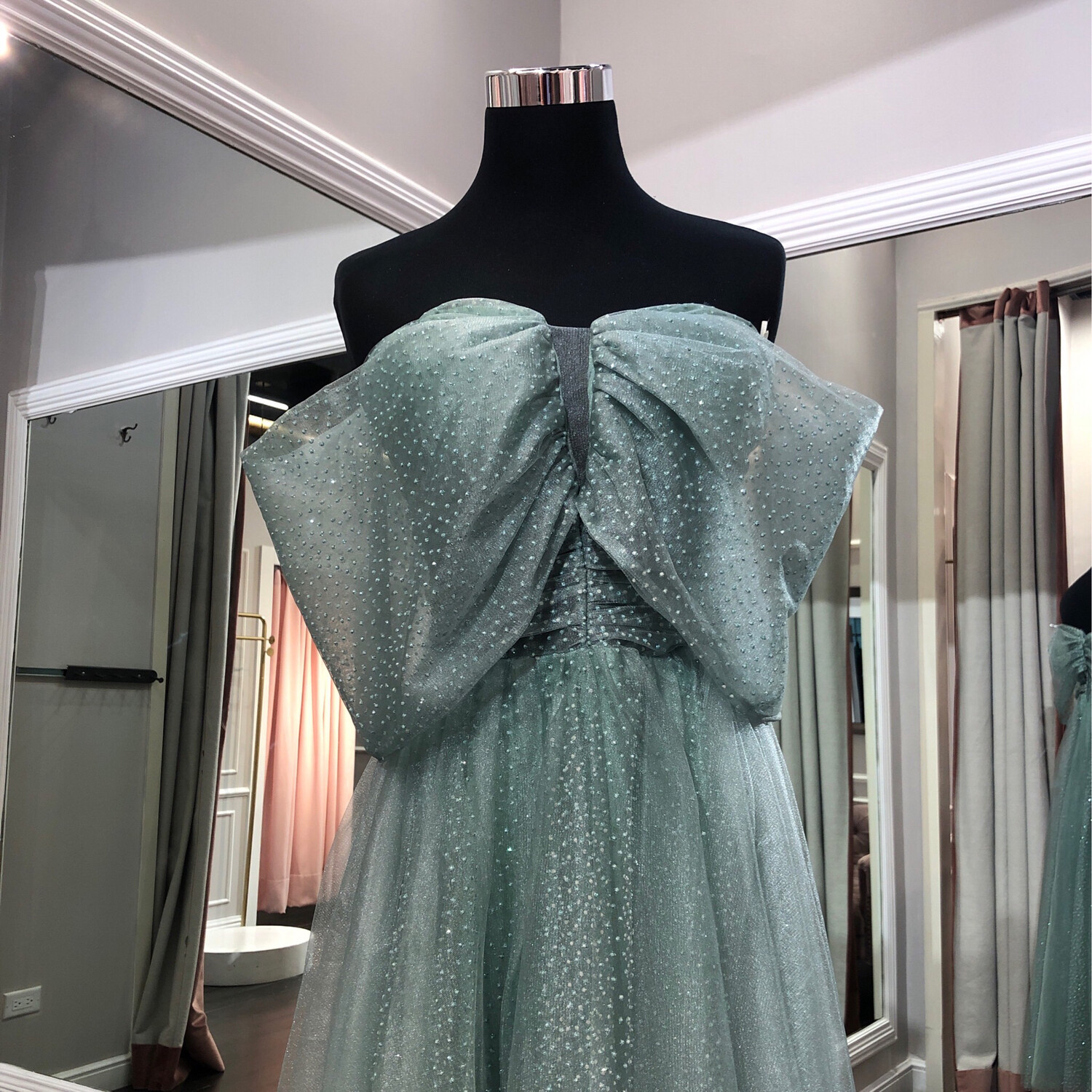 Vestido corto color verde menta Vestido corto color verde menta