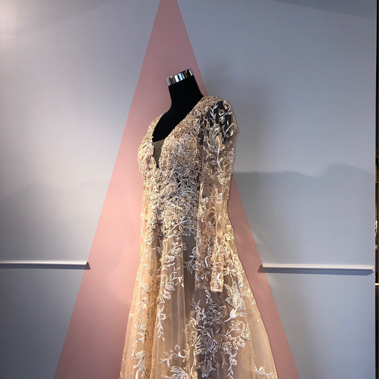VESTIDO LARGO - PEACH